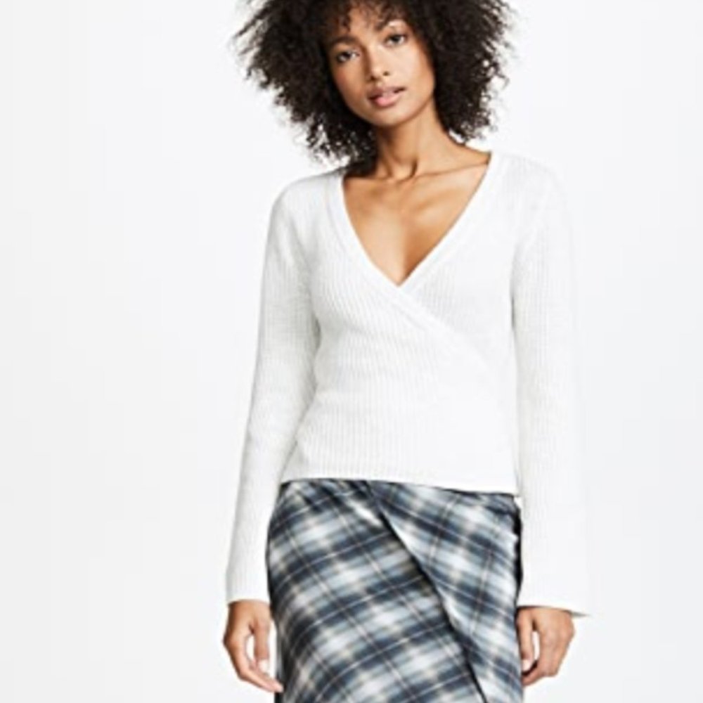 NWT Bell Sleeve Wrap Sweater